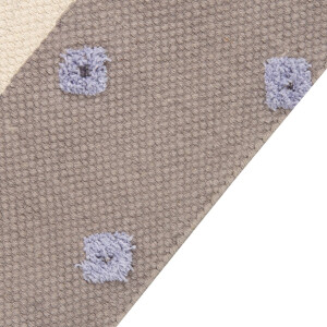 BELIANI LUBUK - Vloerkleed - Taupe - Katoen