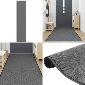 vidaXL Deurmat 115x500 cm antracietkleurig - Deurmat - Deurmatten - Mat - Voordeur Mat