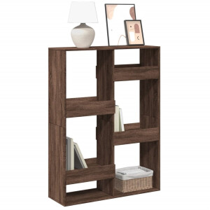 vidaXL Boekenkast - 6 schappen - Bruin eiken - 100x33x135 cm Boekenkast - Boekenkasten - Boeken Plank - Schappenkast