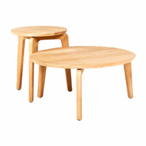 Loungetafel Suns Termoli Natural Teak 72 x 30 cm
