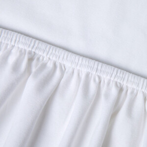 Kayori Saiko Splittopper Hoeslaken Premium Jersey - 200x200-220cm - Matrasdikte 12 cm - Biologisch Katoen - Wit
