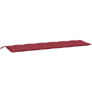vidaXL - Tuinbankkussen - 200x50x7 - cm - oxford - stof - wijnrood