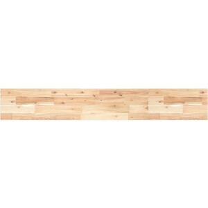 vidaXL - Wandschap - zwevend - 160x20x2 - cm - onbehandeld - massief - acaciahout