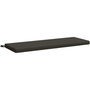 vidaXL - Bankkussen - SOEST - 100% - Polyester - Antraciet - 110 - x - 40 - x - 5 - cm