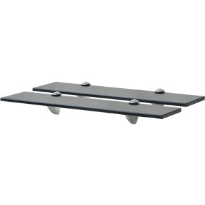 vidaXL Zwevende Plank - Zwevende Planken - Wandplank - Wandplanken - Schappen zwevend 2 st 50x20 cm 8 mm glas
