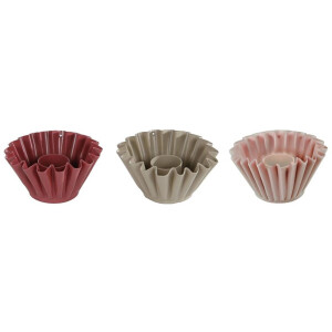Gifts Amsterdam - Cupcake kandelaar van metaal in verrassingskleur - Kaarshouder