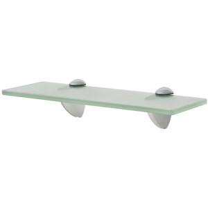 vidaXL Zwevende Schappen 30x10 cm - Set van 2 Zwevende Plank - Wandplank - Glazen Schap - Opbergruimte - Modern Design