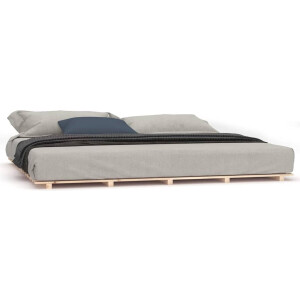 vidaXL - Bedframe - massief - grenenhout - 180x200 - cm