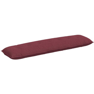 vidaXL - Rugkussen - Wijnrood - 200 - x - 19 - x - 50 - cm - Stof