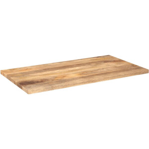 vidaXL Tafelblad - Rechthoekig - 100x70x2,5 cm - Mangohout Houten Tafelblad - Mangohout Tafelblad - Tafelblad Vervangen - Eettafel Blad - Bureau Blad