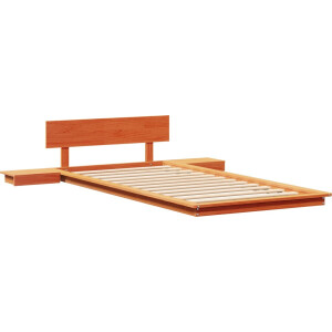 vidaXL - Bedframe - Bruin - 90 - x - 200 - cm - Hout