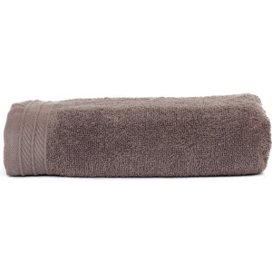 The One Towelling Organic Handdoek - 50 x 100 cm - Hoge vochtopname - Met ophanglus - 550 gr/m² - 100% Organisch katoen - Taupe