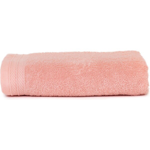 The One Towelling Organic Handdoek - 50 x 100 cm - Hoge vochtopname - Met ophanglus - 550 gr/m² - 100% Organisch katoen - Zalmroze