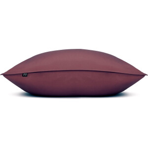 Zohome Kussensloop Satinado - Kussenhoes van 80x80 cm - Set van 2 stuks - 100% Katoen-Satijn - Paars