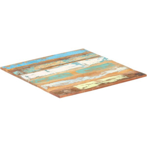 vidaXL - Tafelblad - vierkant - 15-16 - mm - 80x80 - cm - massief - gerecycled - hout