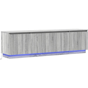vidaXL - TV - Kast - 180 - x - 38 - x - 49 - cm - Grijs - Sonoma - Bewerkt - hout