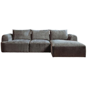 Canterbury 2 5-AL + Chaise R - Mona 464 Cement Grey