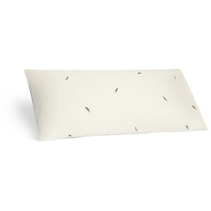 Yumeko kussensloop katoen satijn multicolour feather 40x80 - Bio, eco & fairtrade - 1 stuk