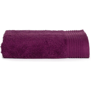 The One Towelling Deluxe handdoek - 60 x 110 cm - Badlaken - Hoge vochtopname - Met ophanglus - 550 gr/m² - 100% Gekamd katoen - Pruim