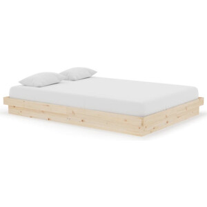 vidaXL - Bedframe - massief - hout - 140x200 - cm