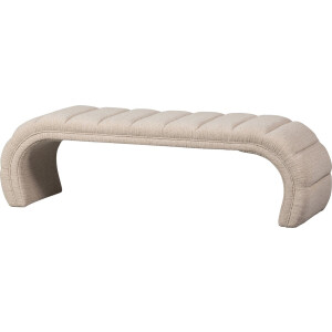 WOOOD Traffic Bankje - Stof - Naturel - 47x163x51