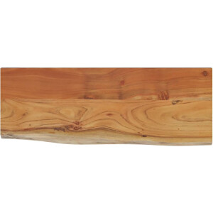 vidaXL - Wandschap - rechthoekig - natuurlijke - rand - 70x30x2,5 - cm - acaciahout