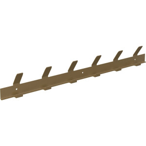 Gorillz Trim 50 Kapstok -12 haken (lengte) 55 cm - Metaal - Mat Goud