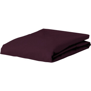 ESSENZA Satin Hoeslaken Burgundy - 80x200