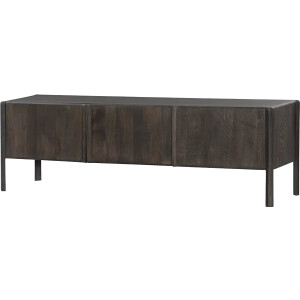 Tower Living tv meubel Amalfi 180x42x55 cm donkerbruin eiken