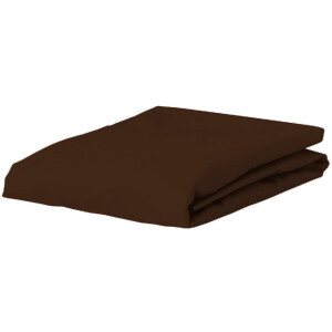 ESSENZA Premium Percale Hoeslaken Chocolate - 120x200