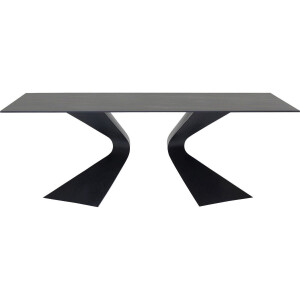 Kare Eettafel Gloria Black Ceramic