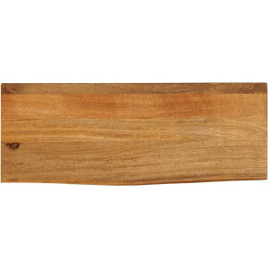 vidaXL - Tafelblad - met - natuurlijke - rand - 70x40x2,5 - cm - massief - mangohout