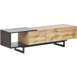 FIORA - TV-meubel - Lichte houtkleur - MDF