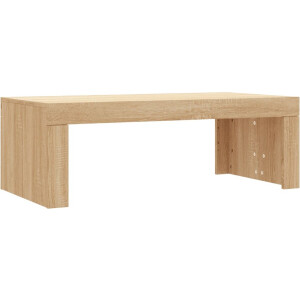 vidaXL Houten Salontafel - Salontafel - Salontafel 102x50x36 cm bewerkt hout sonoma eikenkleurig - Salontafel Modern - Sonoma Eiken Meubilair - Livingroom Furniture