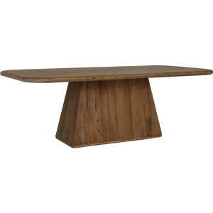 Tower Living eettafel Asti rechthoek 220x110x76 cm mangohout bruin