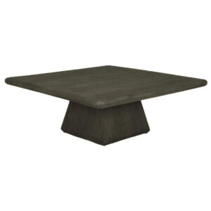 Salontafel Asti vierkant mangohout 90x90 cm - Olijfbruin