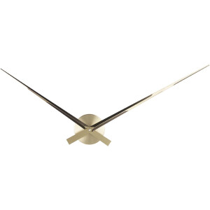 Karlsson Wandklok Little Big Time - Alu verguld - Ø77,5cm - Scandinavisch