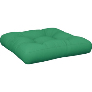 vidaXL - Palletkussen - 50x50x12 - cm - stof - groen