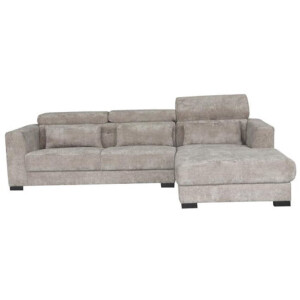Tower Living Brighton 3-AL + Chaise R - fabric XS85 17 Taupe
