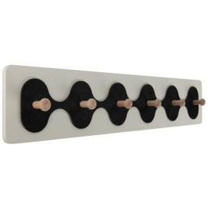 Present Time Kapstok Rizar Large - Wit - 60x4.5x11.5cm - Modern