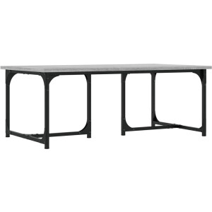 vidaXL Salontafel - Salontafels - Tafel - Bijzettafel - Salontafel 90x50x35 cm bewerkt hout grijs sonoma eikenkleurig