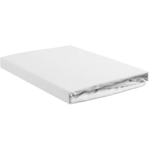 Ambiante Katoen - Hoeslaken - 140x200 - Wit