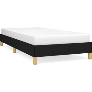 vidaXL - Bedframe - zonder - matras - 80x200 - cm - stof - zwart