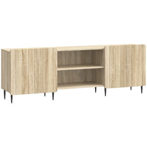 vidaXL - TV - Kast - Sonoma - Eiken - 150 - x - 31 - x - 52 - cm - Bewerkt - hout