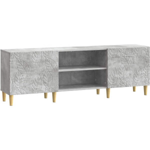 vidaXL - TV - Kast - 150 - x - 31 - x - 50 - cm - Betongrijs - Bewerkt - hout