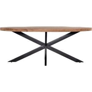 Eettafel Mansour Ovaal Mangohout 220cm - Giga Meubel