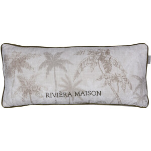 Rivièra Maison Palms Cushion Sierkussen - 30 x 70 cm cm - Zand