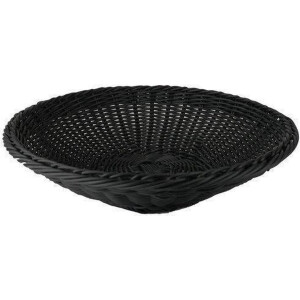 Westmark - Saleen - Mand - Kunststof - Rond - 38 cm - Zwart - 1 stuk