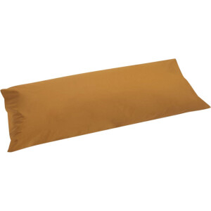 Yumeko kussensloop percal katoen okergeel 40x80 - Bio, eco & fairtrade - 1 stuk