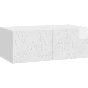 vidaXL - Wandmontage - TV-kast - 98 - x - 31 - cm - Hoogglans - Wit - Bewerkt - hout